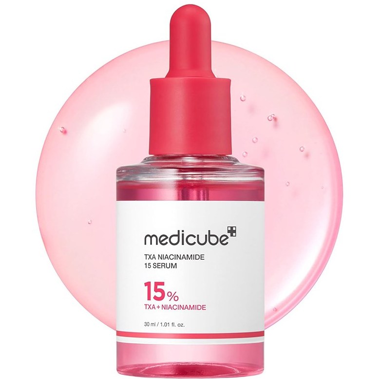سرم مدی کیوب مدل Tranexamic Acid + Niacinamide 15% حجم 30 میلی لیتر مسترکپی