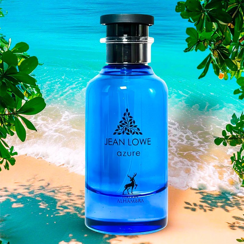 عطر ادوپرفیوم مردانه الحمبرا مدل جین لووه آزور رایحه تلخ حجم ۱۰۰ میلی‌لیتر شرکتی