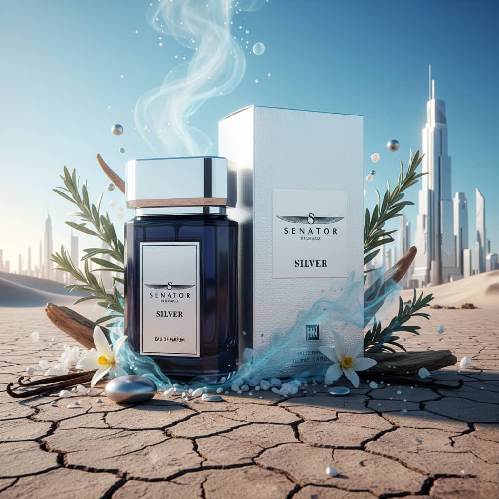 عطر ادوپرفیوم مردانه جانوین مدل سناتور سیلور حجم ۱۰۰ میلی لیتر شرکتی