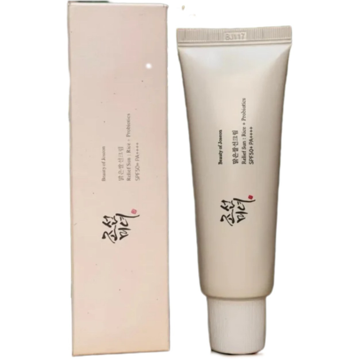 کرم ضد آفتاب بی رنگ SPF 50 مدل برنج بیوتی آف مستر شرکتی