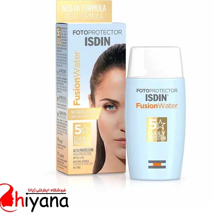 ضد آفتاب فیوژن واتر SPF50 حجم ۵۰ میل بی رنگ شرکتی(های کپی)